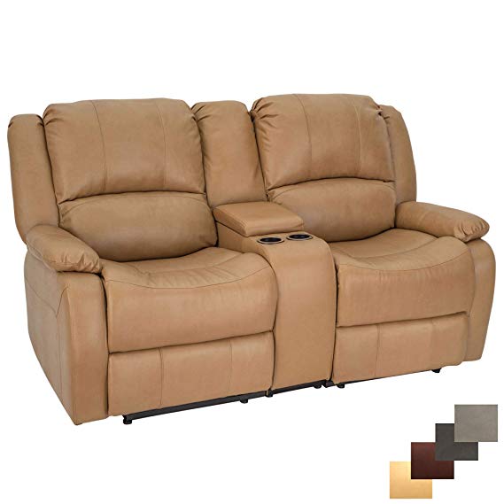 RecPro Charles 67″ Powered Double RV Recliner Sofa